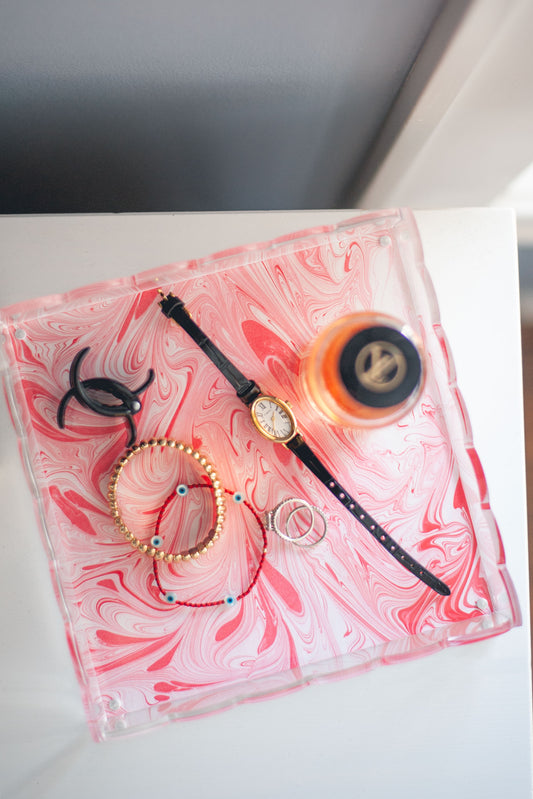 Marbled Paper Tray | The Kathryn